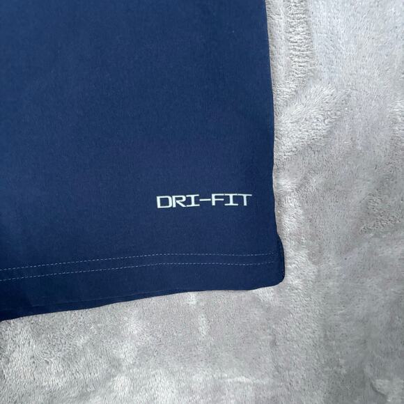 Nike Dri-Fit University of Michigan Polo Shirt Navy Blue XL - Picture 5 of 8